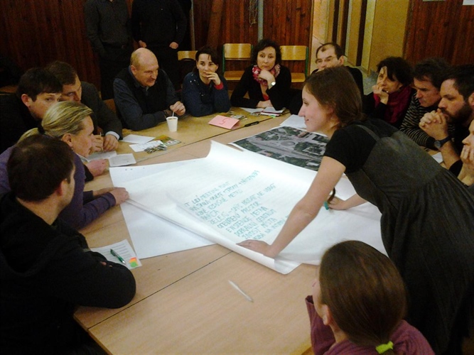 Jak by mělo vypadat okolí centra Cíl?